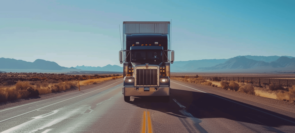 A truck in New Mexico is about to cause a crash